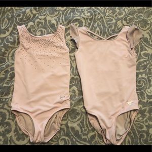 2 Girls Justice leotards dance/gymnastics